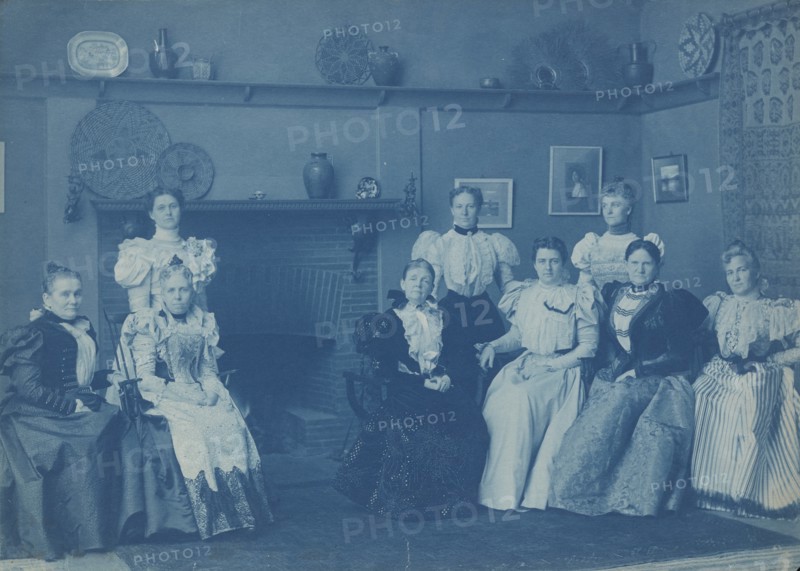 Mrs. Grover Cleveland and cabinet ladies, 1897. Creator: Frances Benjamin Johnston.