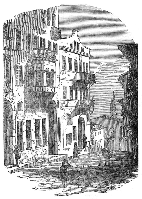 The English and French Army Post-Offices at Pera, 1854. Creator: Unknown.