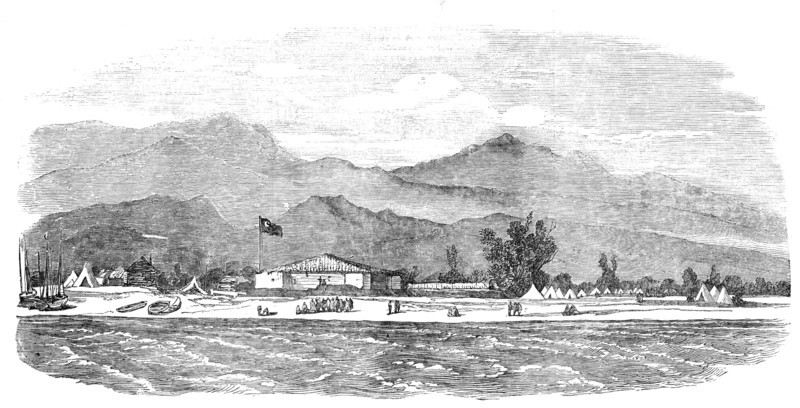 Camp of Tchourouk-Sou, on the Black Sea, 1854. Creator: Unknown.