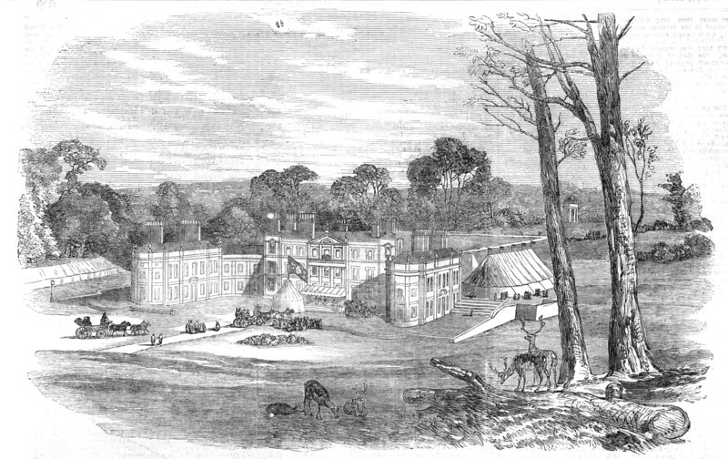 Hawkstone House, the seat of Viscount Hill, 1854. Creator: Unknown.