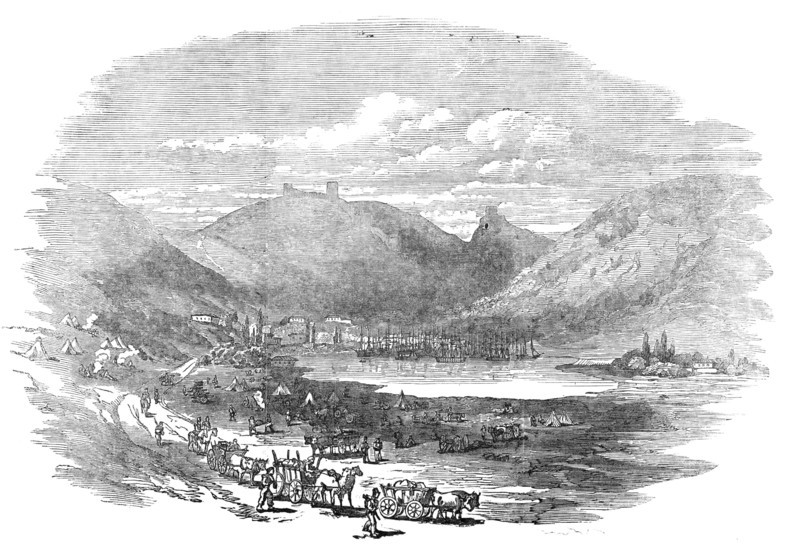 Balaclava - view inside the port, 1854. Creator: Unknown.