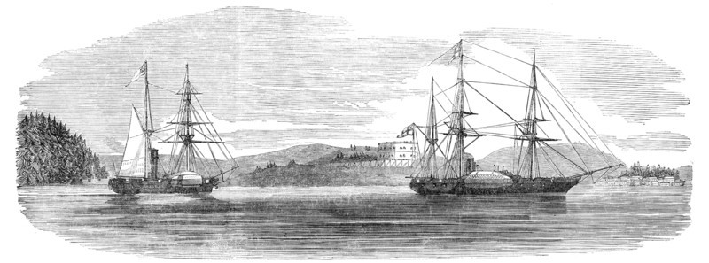 Bombardment of Bomarsund, 1854. Creator: Unknown.