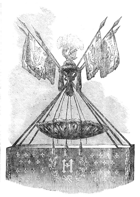 Cradle of Henri IV, at the Chateau, Pau, 1854. Creator: Unknown.