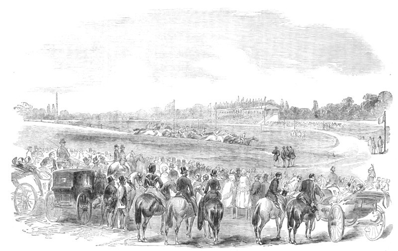 New Race-Course and Hippodrome, at Longchamps, 1854. Creator: Unknown.