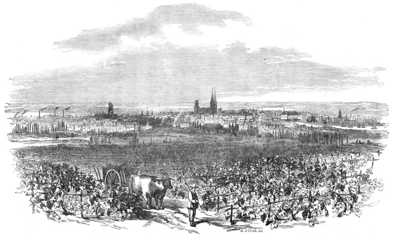 The City of Bordeaux, 1854. Creator: Edmund Evans.