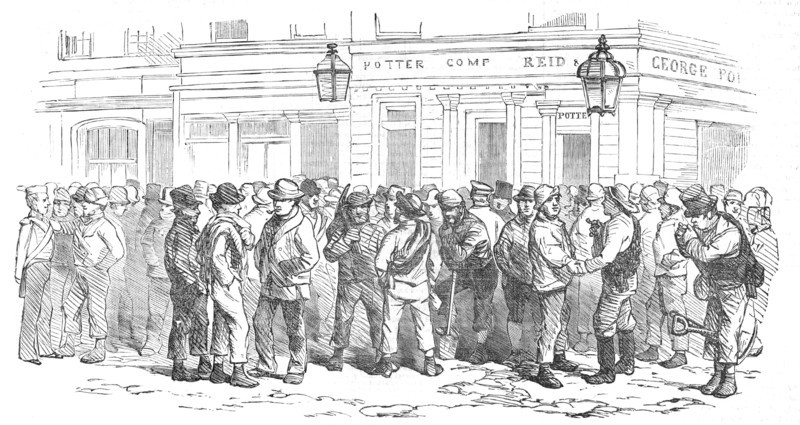 Messrs. Peto, Brassey, and Betts' Office, Waterloo-Road, 1854. Creator: Unknown.