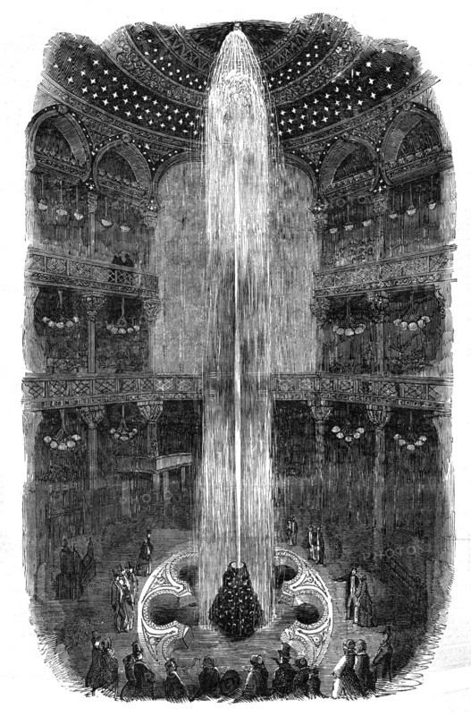 The Luminous Fountain, at the Panopticon, Leicester-Square, 1854. Creator: Unknown.