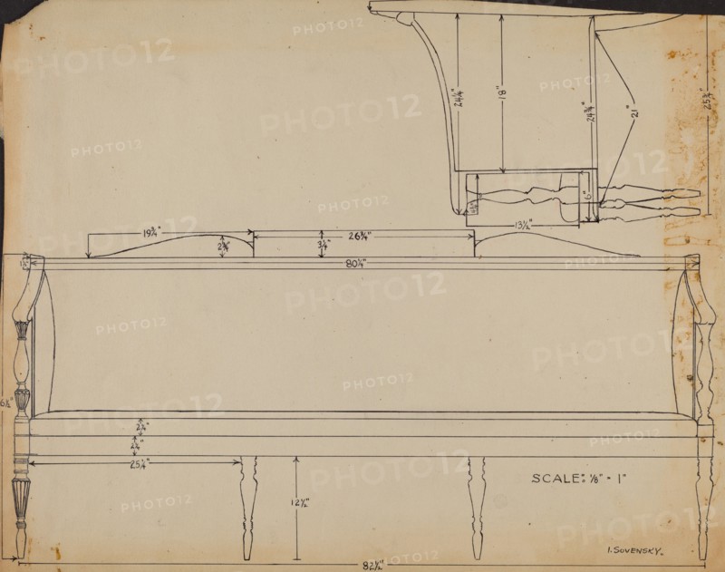 Sofa, c. 1936.