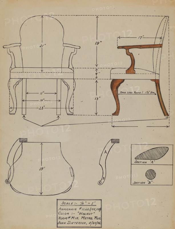 Chair, c. 1936.
