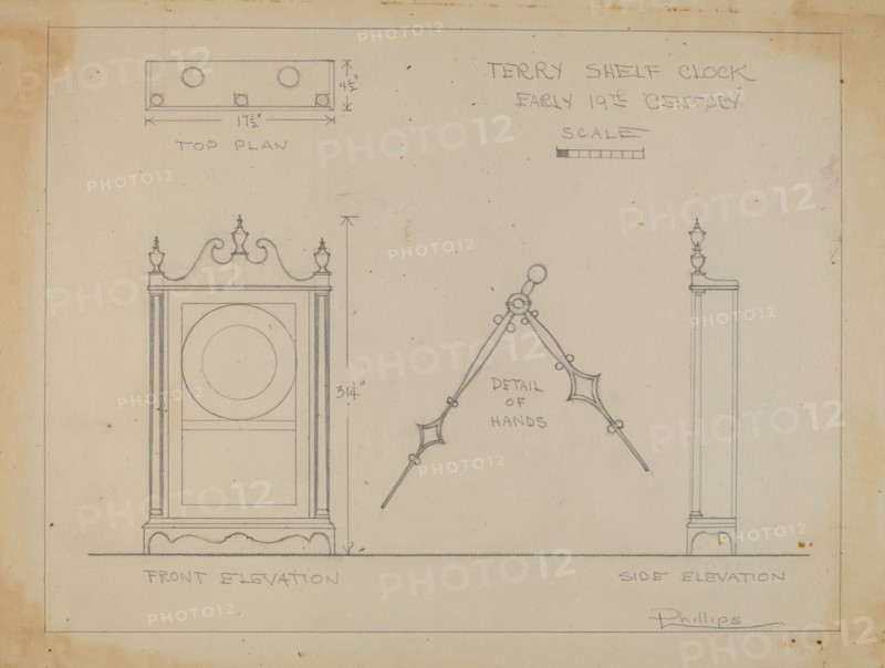 Clock, c. 1936.