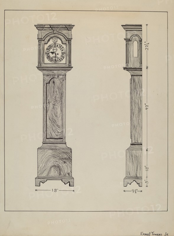 Clock, c. 1936.