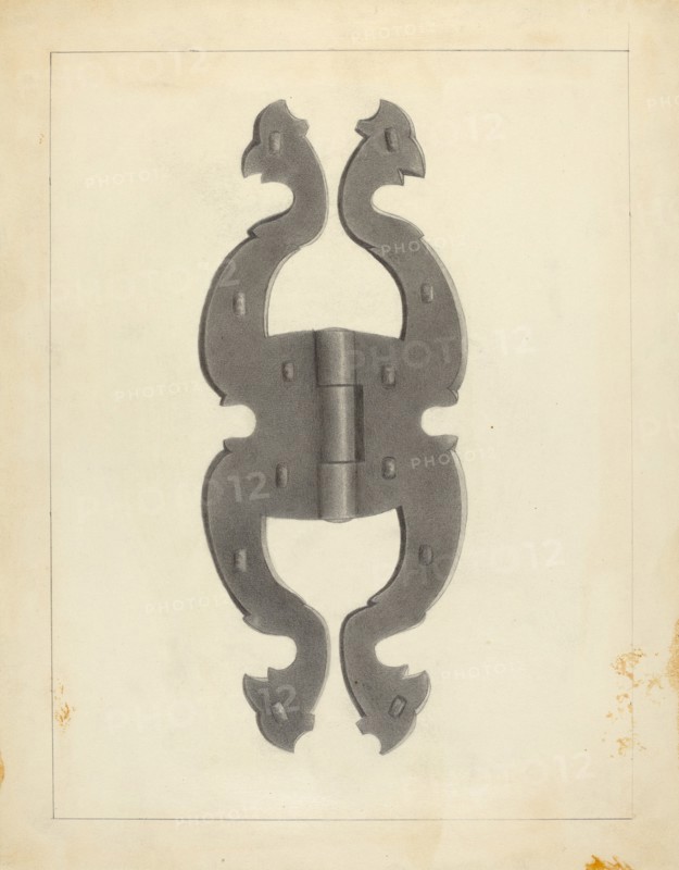 Hinge, c. 1939.