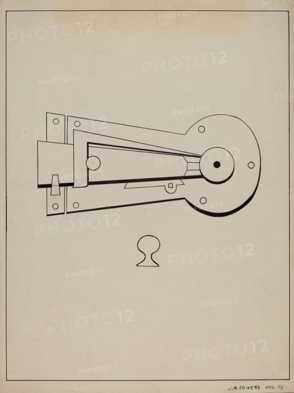 Latch, c. 1936.