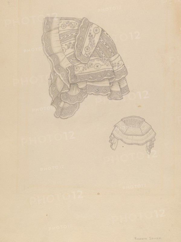Bonnet, c. 1936.