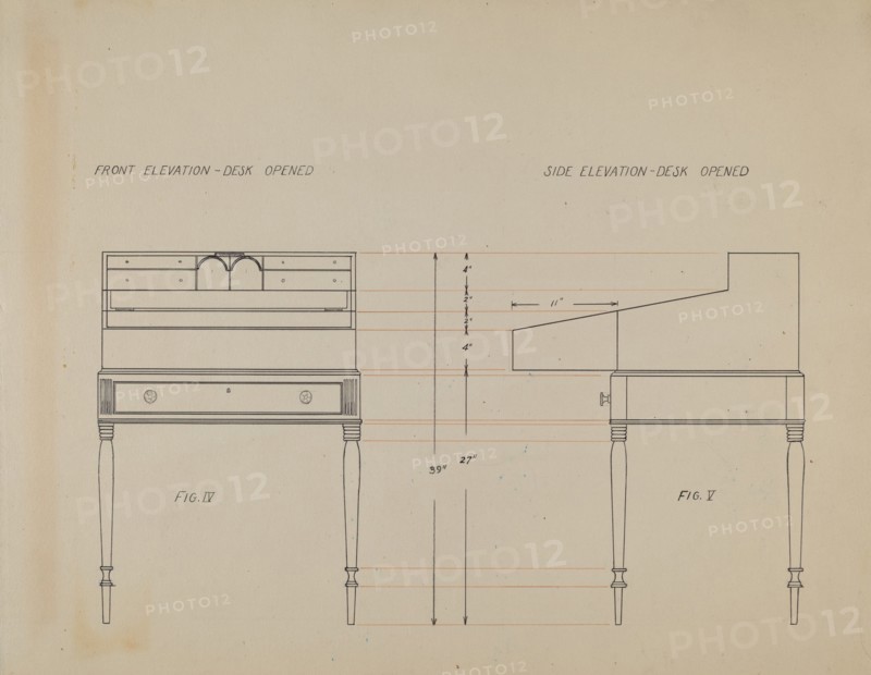 Desk, 1935/1942.