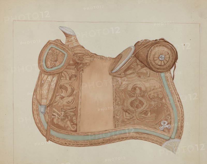 Saddle, c. 1937.