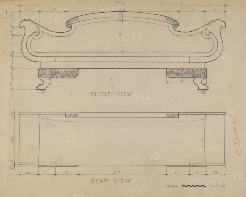 Sofa, 1935/1942.