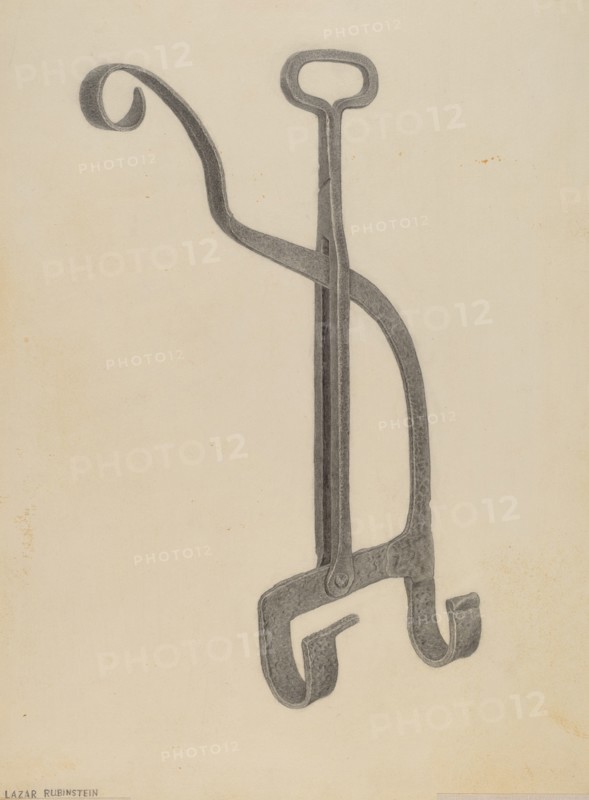 Andiron, c. 1939.
