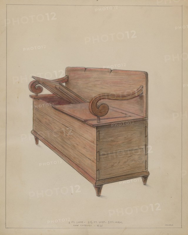Cabinet, c. 1936.