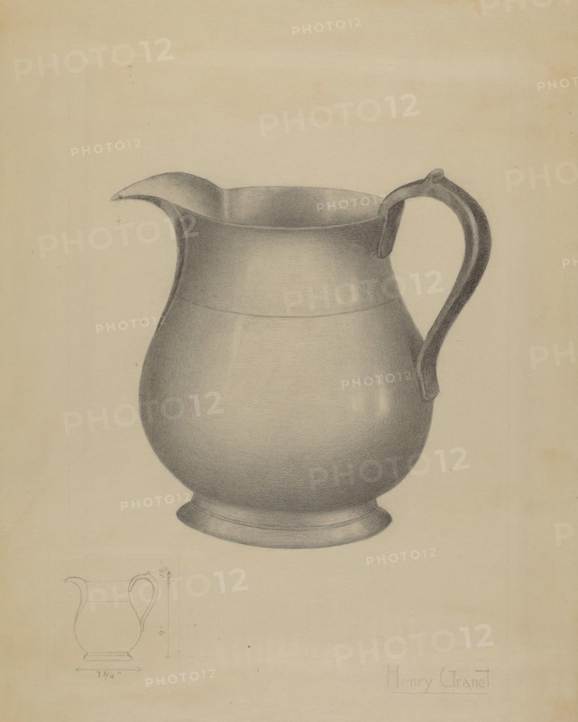Pitcher, c. 1936.