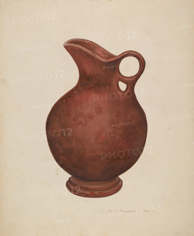 Pitcher, c. 1940.