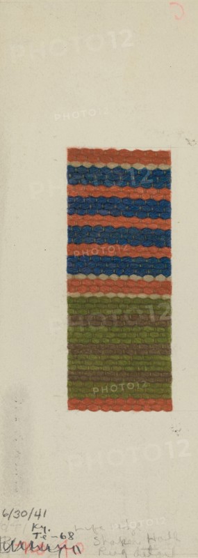 Shaker Rug, 1941.