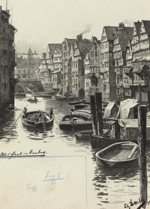Altes Fleet, 1893.