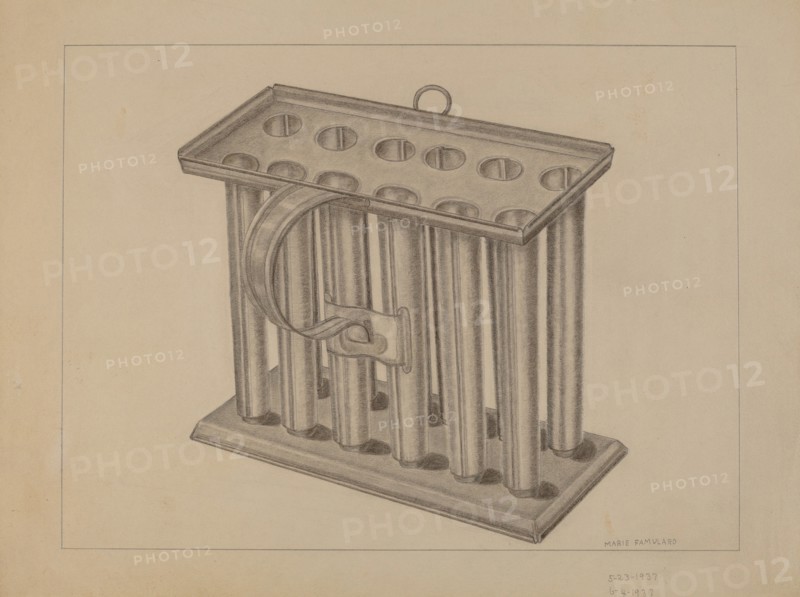 Candle Mold, 1937.