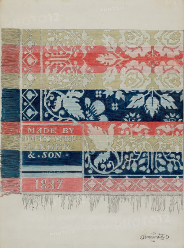 Coverlet, c. 1936.