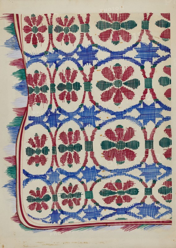 Coverlet, c. 1936.