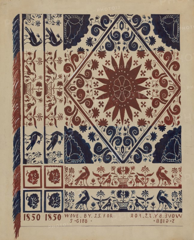 Coverlet, c. 1936.