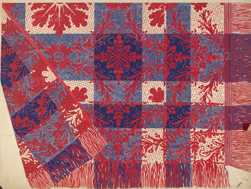 Coverlet, c. 1936.