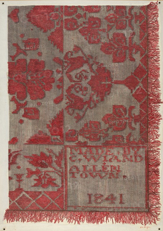 Coverlet, c. 1940.