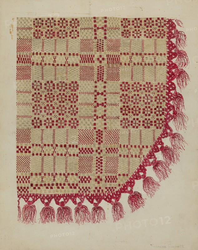 Coverlet, c. 1940.