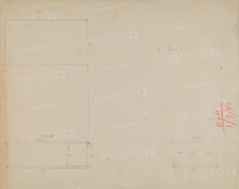 Desk Box, c. 1937.