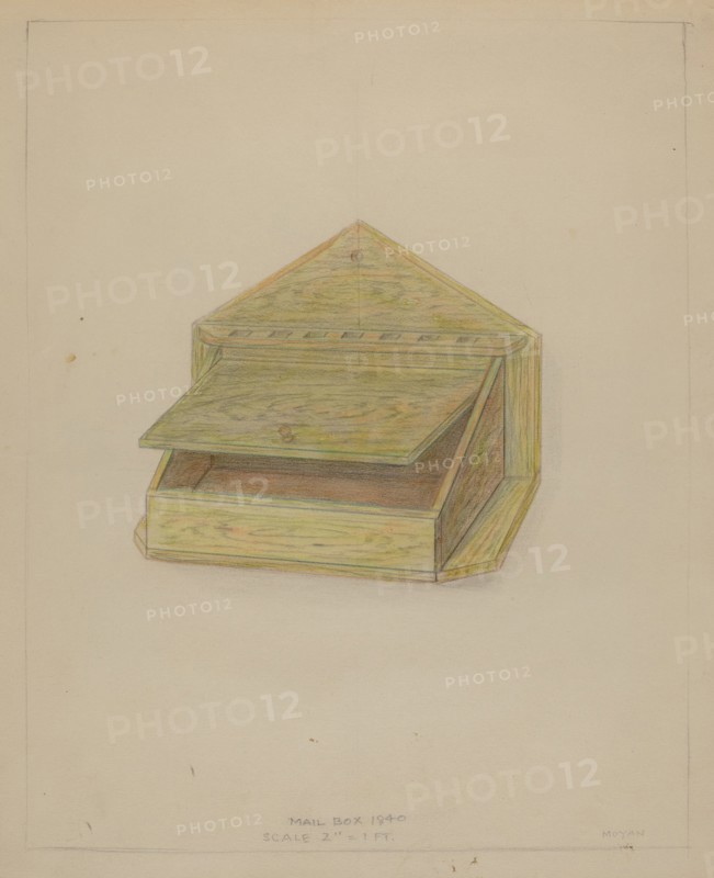 Mail Box, c. 1936.