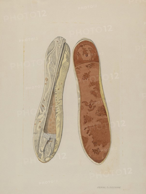 Slippers, c. 1940.