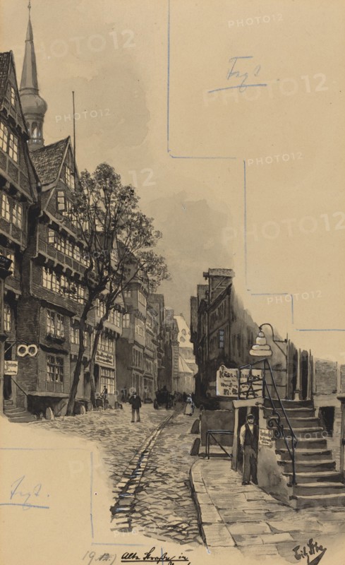 Alte Strasse, 1893.