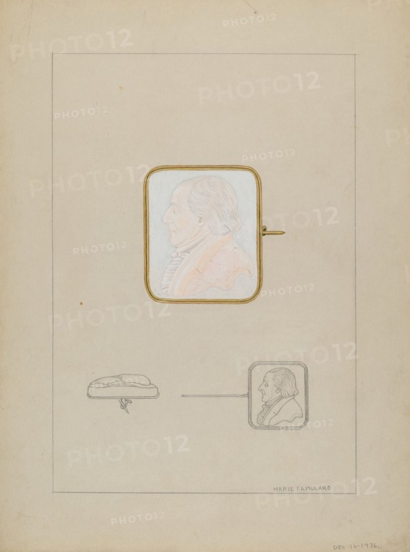 Cameo Brooch, 1936.