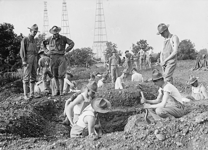 Camp, 1917 or 1918.