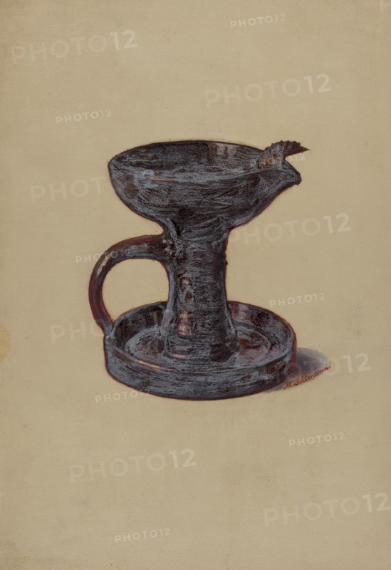 Lard Lamp, c. 1937.