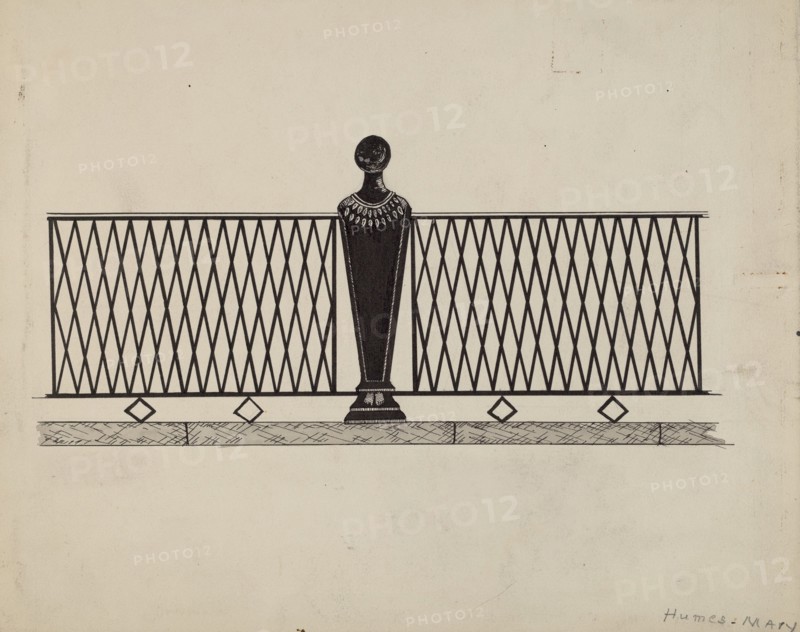 Iron Fence, c. 1936.