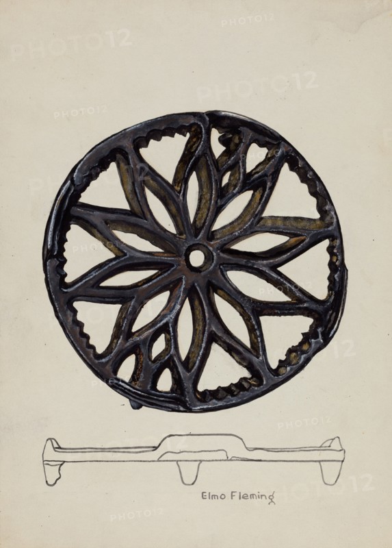 Iron Stand, c. 1941.