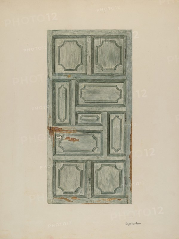 Panel Door, c. 1939.