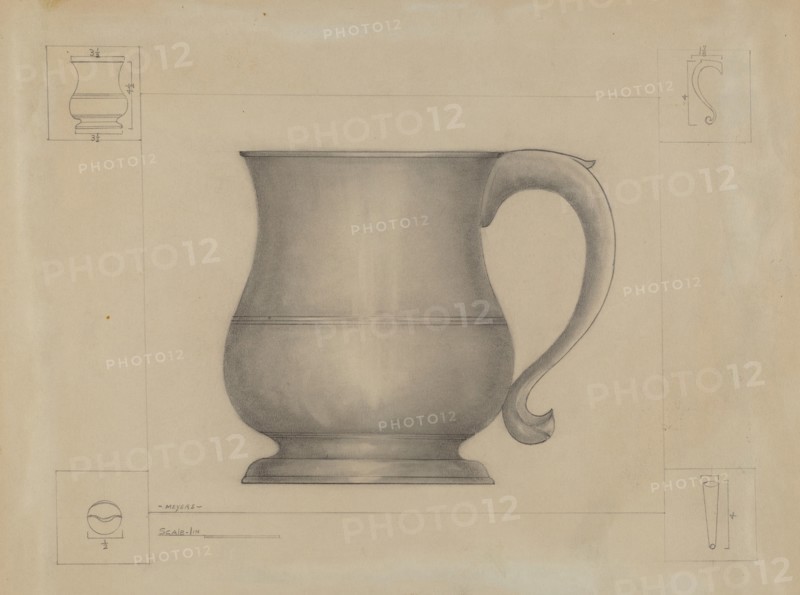 Pewter Mug, c. 1936.