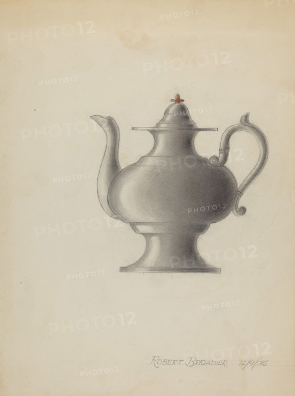 Pewter Teapot, 1936.