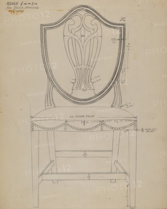 Side Chair, c. 1936.