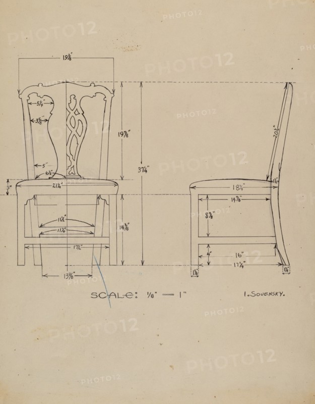 Side Chair, c. 1936.