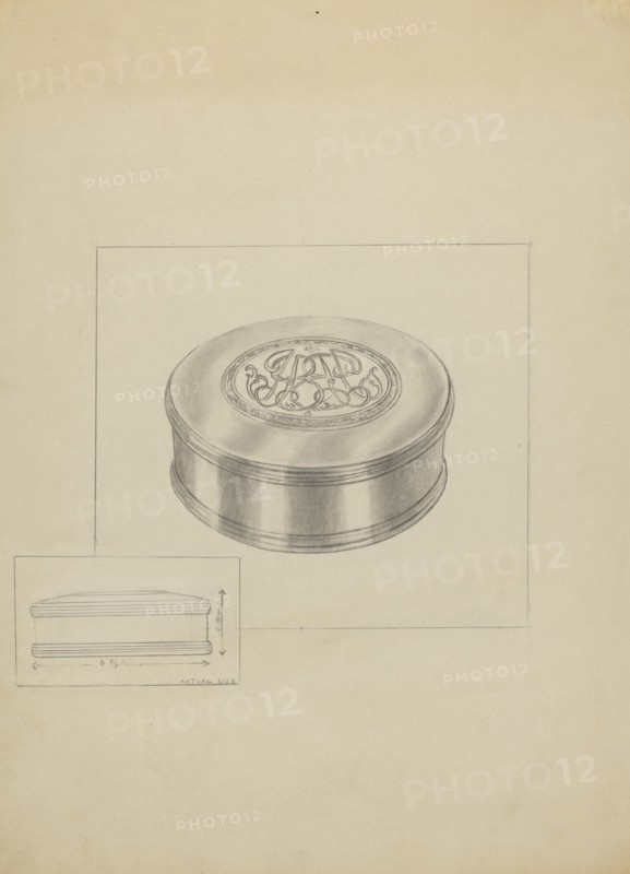 Silver Box, c. 1936.
