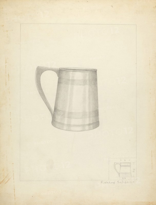 Silver Mug, c. 1936.